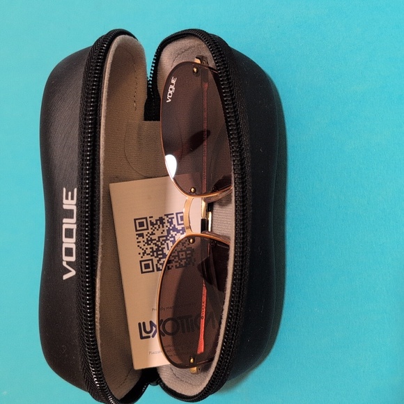 Vogue, sunglasses, cat, orange, gold, brown - Picture 5 of 8